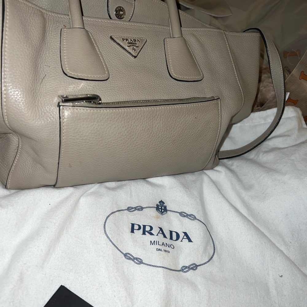 Prada Gray Tote Bag - Picture 6 of 8
